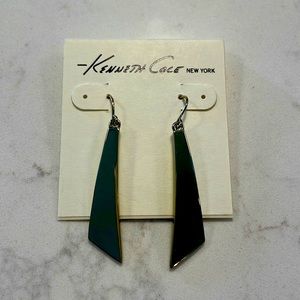 Kenneth Cole gold earrings.